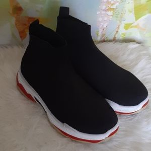 Black Balenciaga Style Shoes